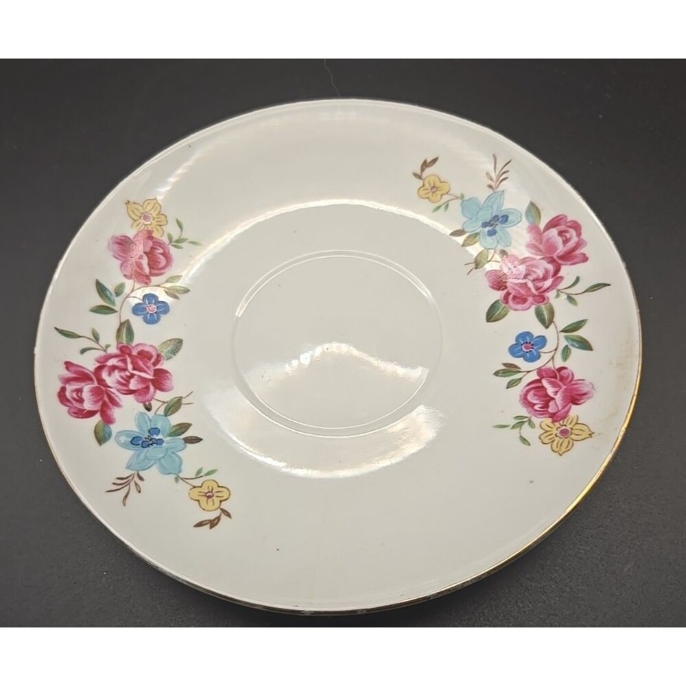 Floral Teacup Saucer Made in China